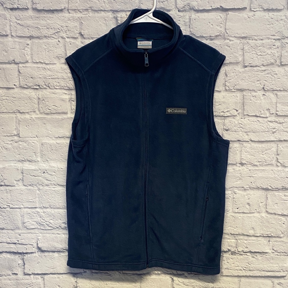 Columbia Men's Blue Fleece Vest Size Medium